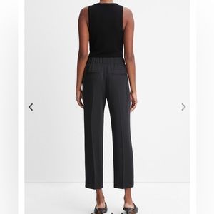 NWT VINCE mid rise pull on trousers Size M